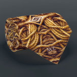 Golden Rope Struktur Nautical Anpassningsbar Monog Slips<br><div class="desc">En djärv och texturerad design som visar ett realistiskt rep mönster i varma skuggor av guldfärgad gult,  karamel och kastanjabunt. Perfekt för maritima entusiaster,  äventyrare eller dem som kärlek härjat elegans. Anpassa till initialer för att få ett bättre grepp om detta nautiskt inspirerade påstående biet.</div>