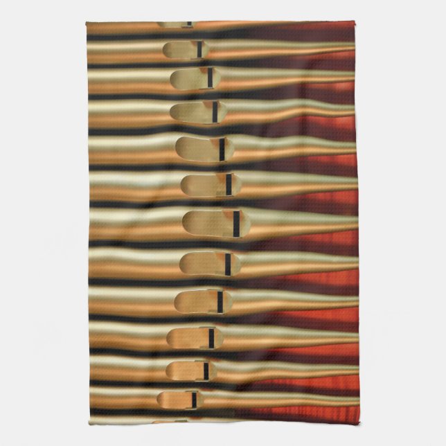 Golden rör kökshandduk (Vertikal)