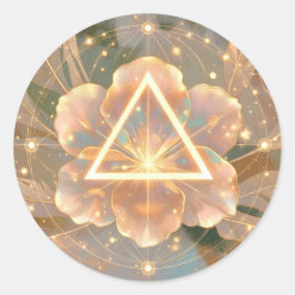 Golden Rose Delta 7 | Sacred Geometry Klistermärke