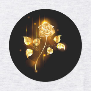 Golden rose ( gold rose ) klistermärke