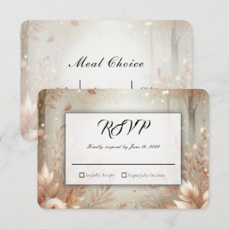 Golden Rosewood Enchanted Forest Wedding OSA Kort