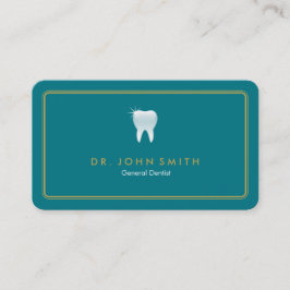 Golden Round Ram Turfullquise Tooth Dental Tidsbeställning Kort