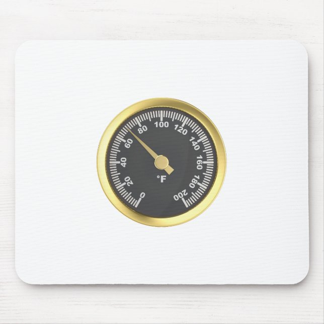 Golden round thermometer musmatta (Framsidan)