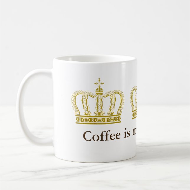 Golden Royal Krona + din rygg. & idéer Kaffemugg (Vänster)