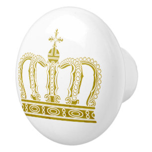 Golden Royal Krona + din rygg. & idéer Knopp