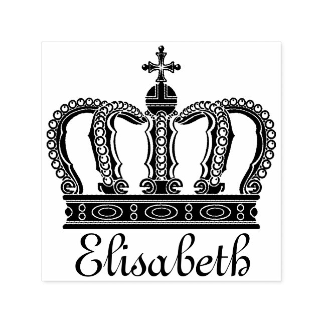 Golden Royal Krona I + din rygg. & idéer Självfärgande Stämpel (Design)