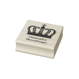 Golden Royal Krona I + din rygg. & idéer Stämpel