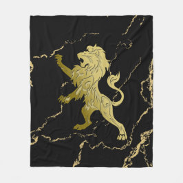 Golden Royal Lejon Fleecefilt