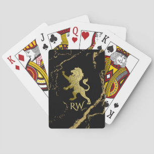 Golden Royal Lejon Monogram Casinokort
