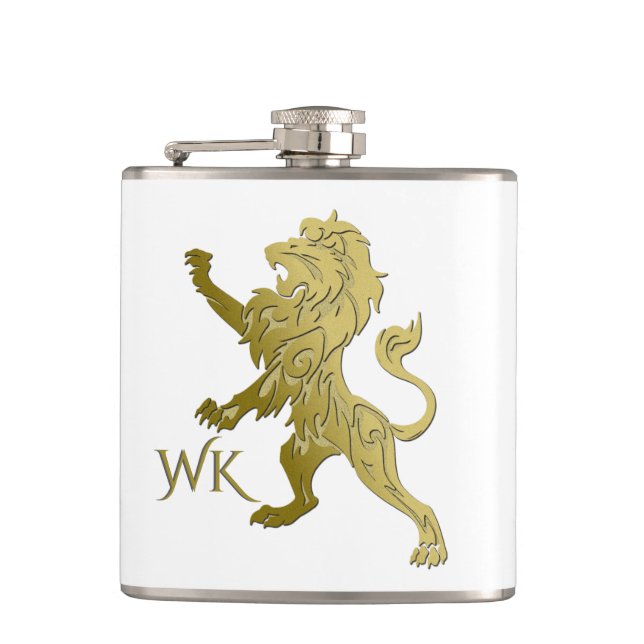 Golden Royal Lejon Monogram Fickplunta (Framsidan)