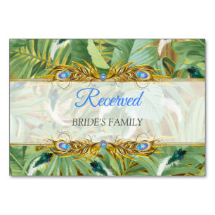 Golden Royal Peacock Feathers Bordsnummer