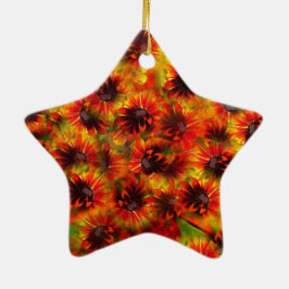 Golden Rudbeckias jul Ornament
