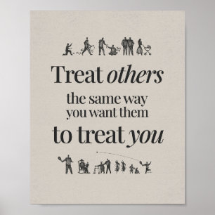 Golden Rule - Luke 6:31 Wall Art Poster