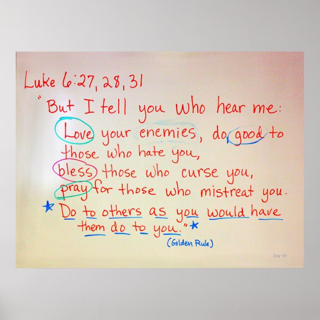 Golden Rule Poster (Framsidan)