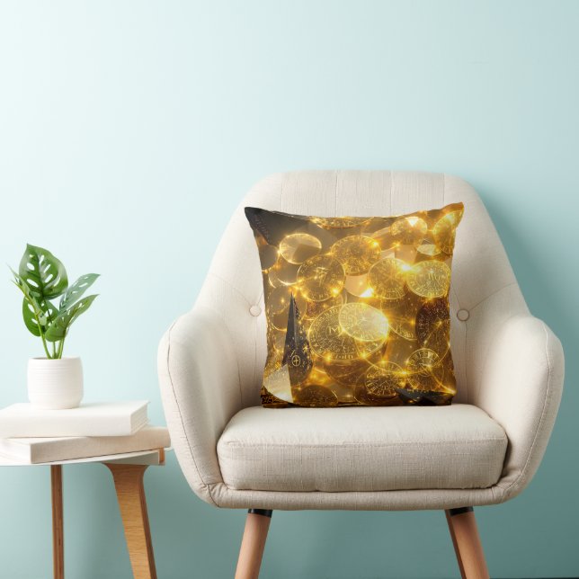 Golden Rune Mynt Kudde (Stol)