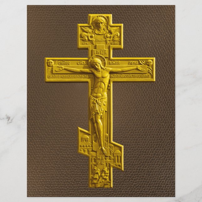 Golden Russian orthodox kor Reklamblad (Framsidan)