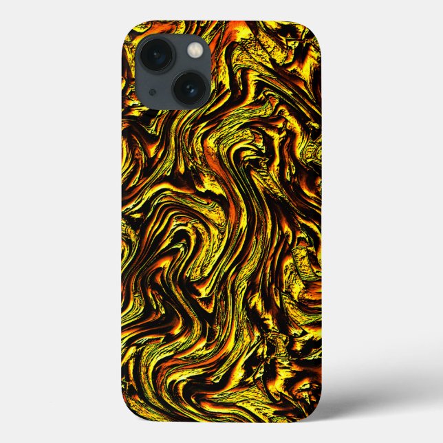 Golden Rustic struktur med mörk och orange (Baksida)