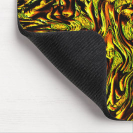 Golden Rustic struktur med mörk och orange Musmatta