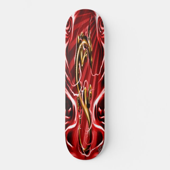 Golden Ryu Skateboard Bräda 21,5 Cm (Framsida)