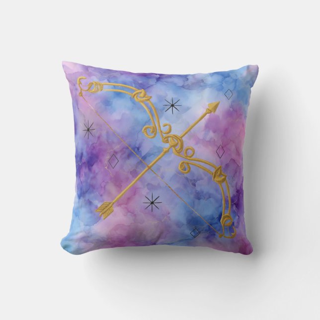 Golden Sagittarius Kudde (Framsida)