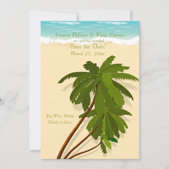 Golden Sands-inbjudan Inbjudningar (Framsida)