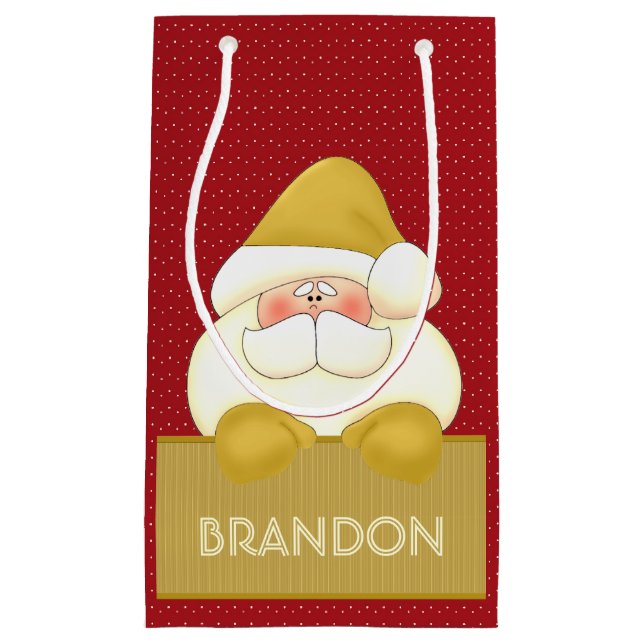 Golden Santa med Red Polka dots (Framsidan)