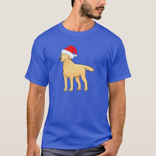 Golden Santa T Shirt (Framsida)