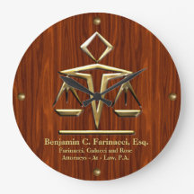 Golden Scales of Justice on Cherry (Personlig)