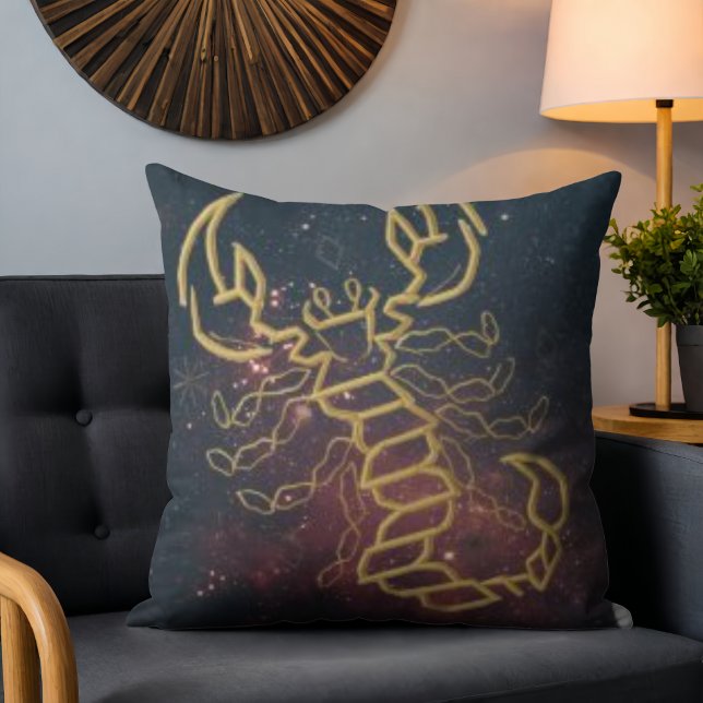 Golden Scorpio Magnet Kudde (Skapare uppladdad)