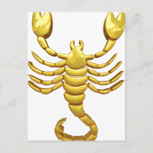 Golden Scorpio Vykort