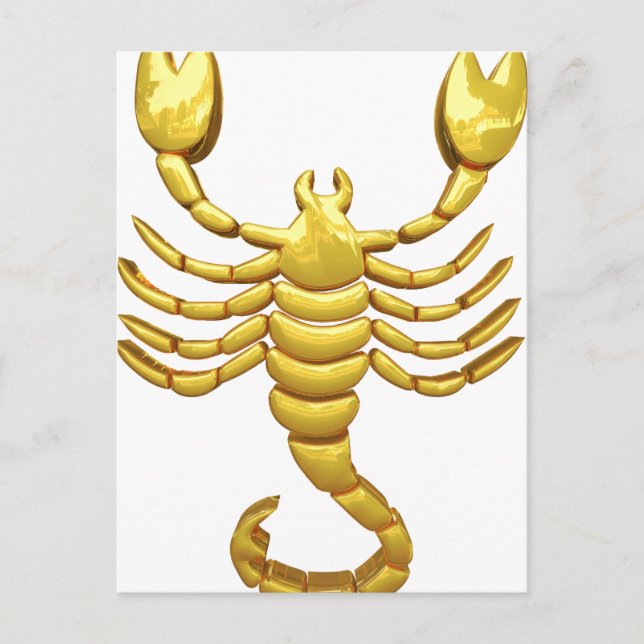Golden Scorpio Vykort (Framsida)