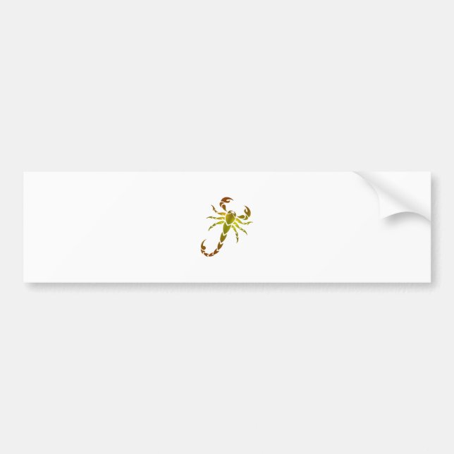 Golden Scorpion Bildekal (Framsidan)