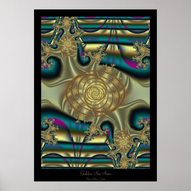 Golden Sea Stars Poster (Framsidan)