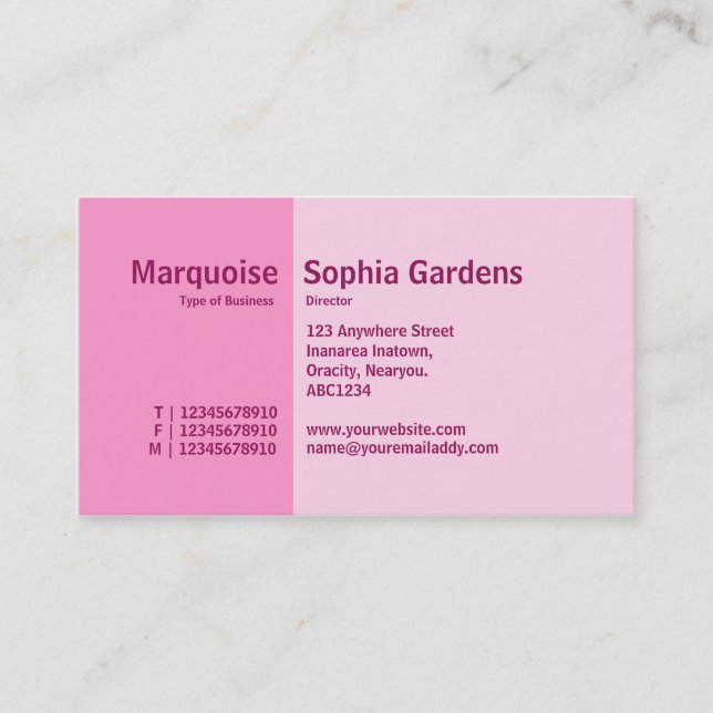 Golden Section 03 Visitkort (Framsida)