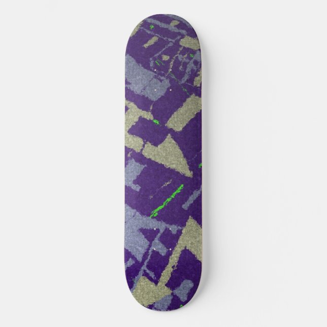 Golden Section Lila Old School Skateboard Bräda 21,6 Cm (Framsida)