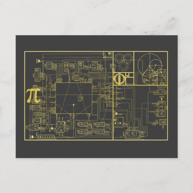 Golden Section-postkort Vykort (Framsida)