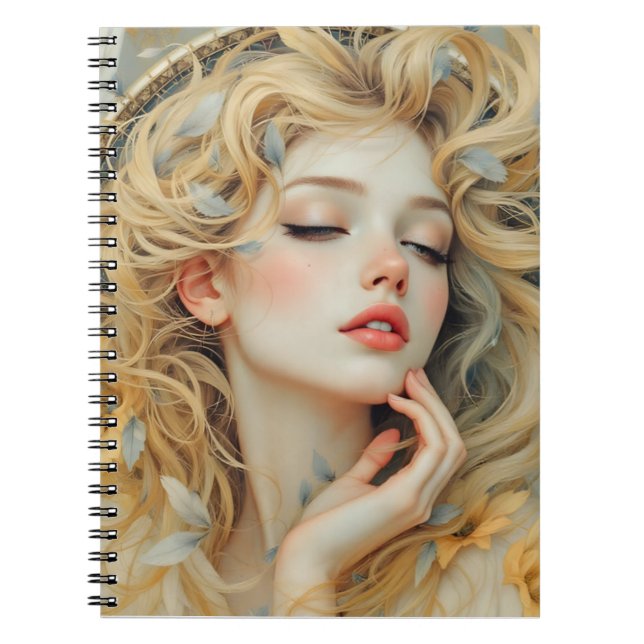 Golden Seraph - gel av Light and Grace Anteckningsbok (Framsidan)