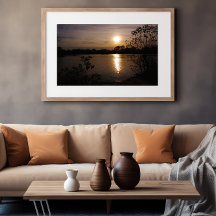 Golden Serenity: A Sunset's Embrace