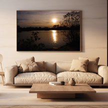 Golden Serenity: A Sunset's Embrace