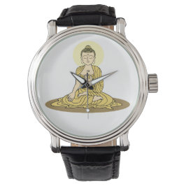 Golden Serenity Buddha Watch Armbandsur