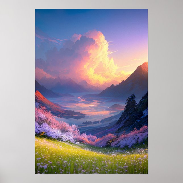 Golden Serenity Poster (Framsidan)