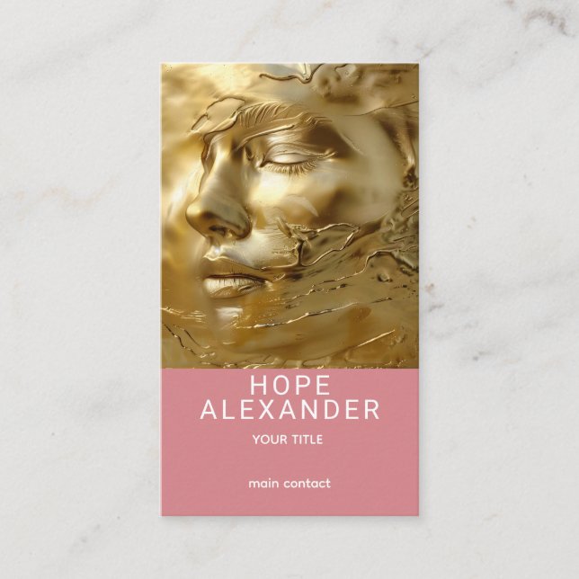 Golden Serenity Visitkort (Framsida)