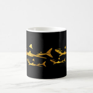 Golden Sharks Kaffemugg
