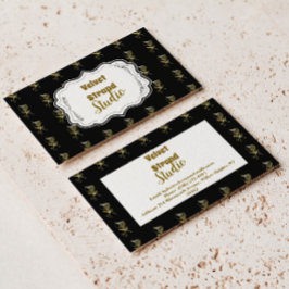 Golden Shears Luxury Stylist Business Visitkort