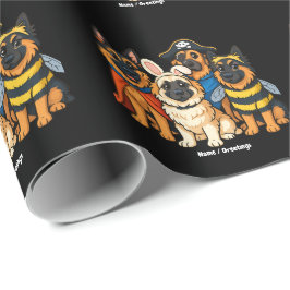 Golden Shepherd Ghost Hund Halloween Funny Spooky Presentpapper