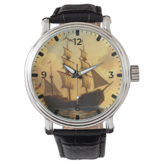 Golden Ship Armbandsur