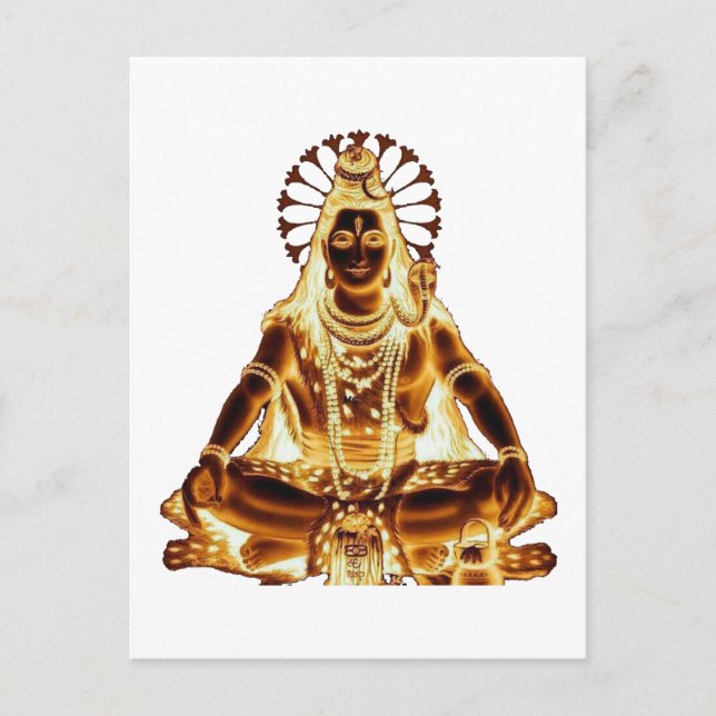 GOLDEN SHIVA VYKORT (Framsida)