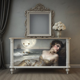 Golden Shoreline Sjöjungfru Decoupage