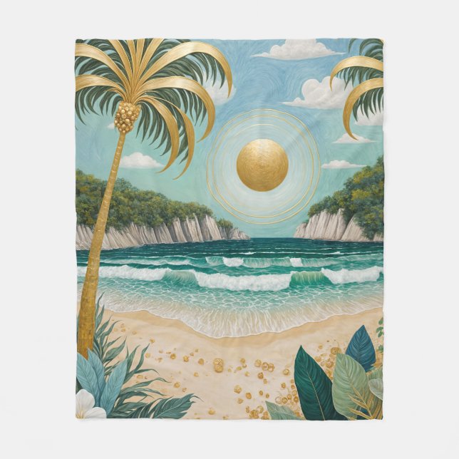 Golden Shores Fleecefilt (Framsidan)