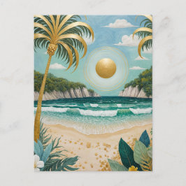 Golden Shores Helg Vykort